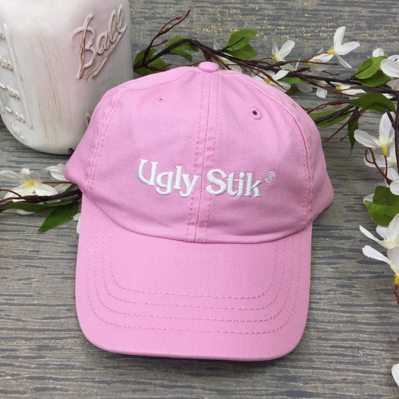 ☀️Ugly Stick pink breast cancer emblem hat - Picture 2 of 2
